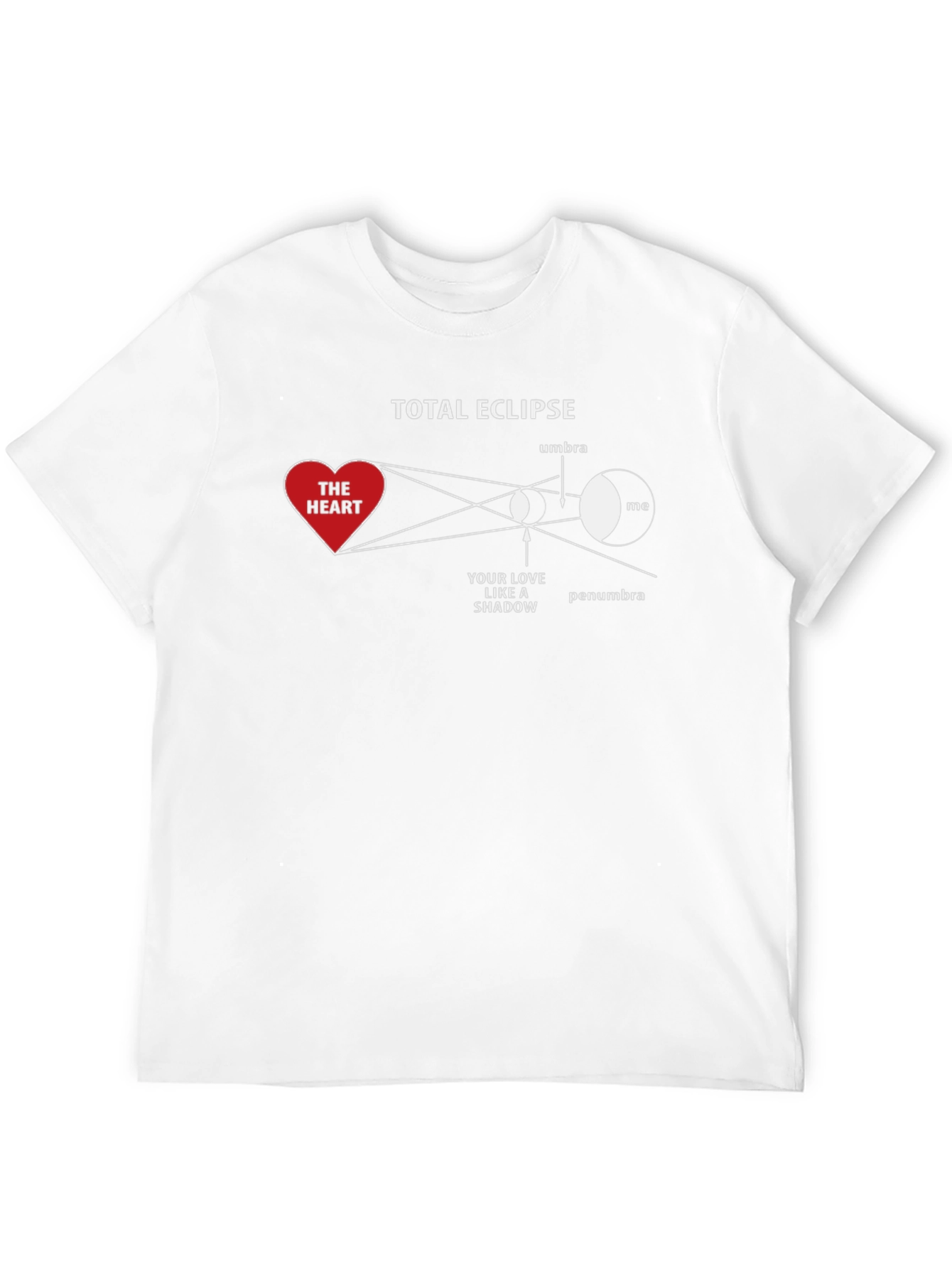 Total Eclipse Heart Shadow Graphic T-Shirt