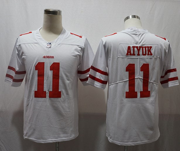 Men's San Francisco 49ers Brandon Aiyuk #11 White Game Jerseys