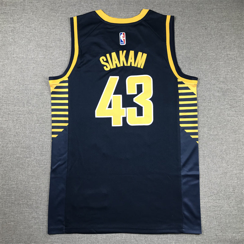 Men's Indiana Pacers Pascal Siakam #43 Navy Swingman Jerseys - Icon Edition