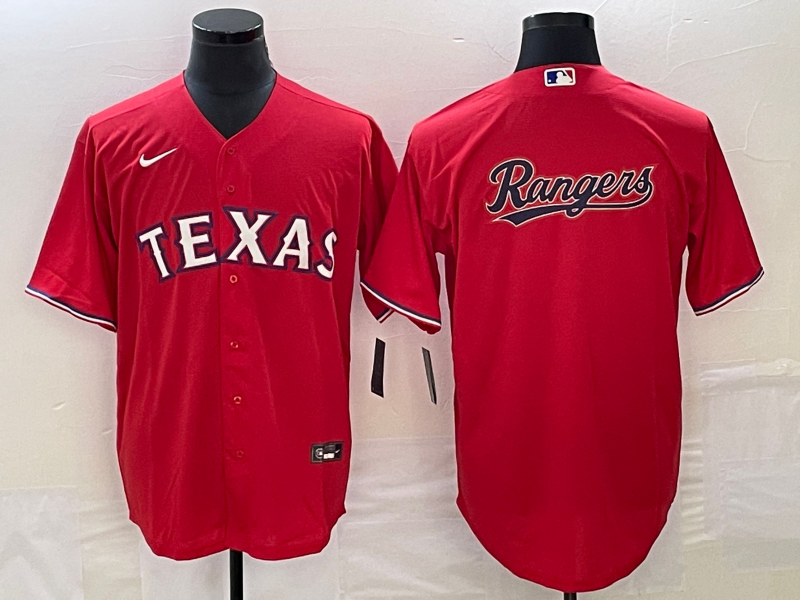 Men's Texas Rangers Red Replica Team Jerseys
