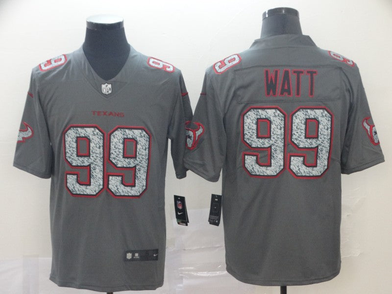 Men's Houston Texans J.J. Watt #99 Gray Player Game Jerseys