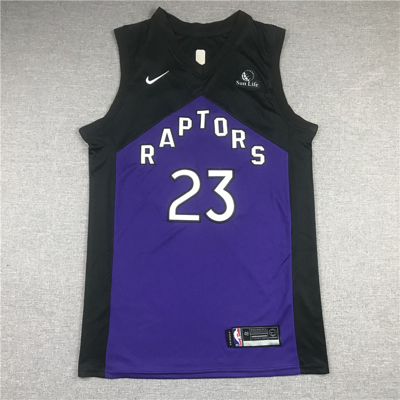 Men's Toronto Raptors Fred VanVleet Black/Purple 2020/21 Swingman Player Jerseys