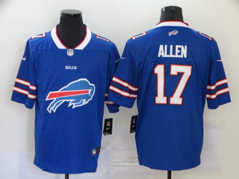Men's Buffalo Bills Josh Allen #17 Blue Game Player Jerseys