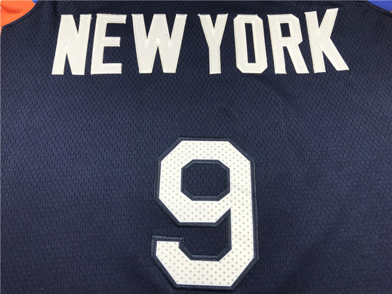 Men's New York Knicks RJ Barrett Navy Swingman Player Jerseys - City Edition