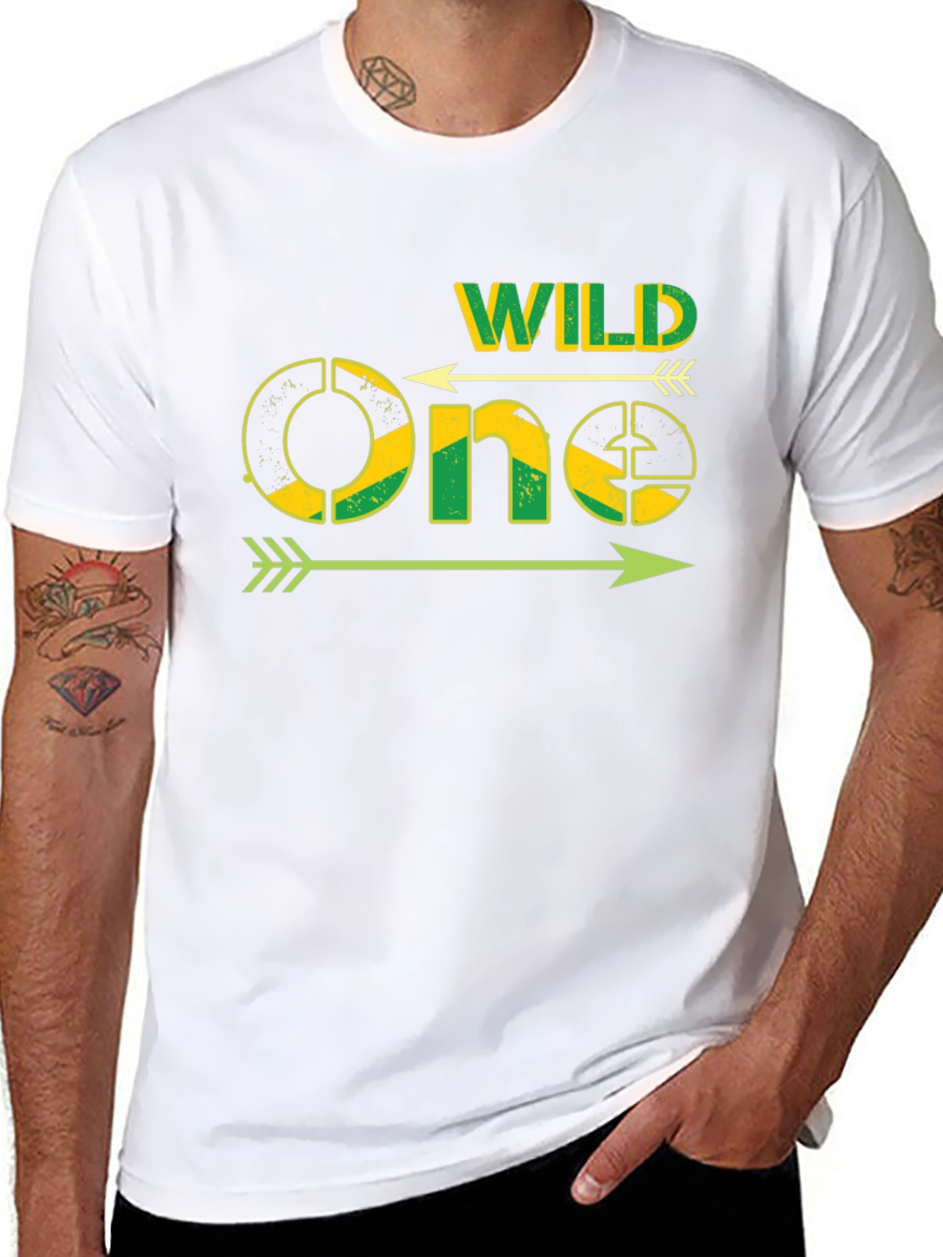 Wild One Jamaica Flag T-Shirt - Black