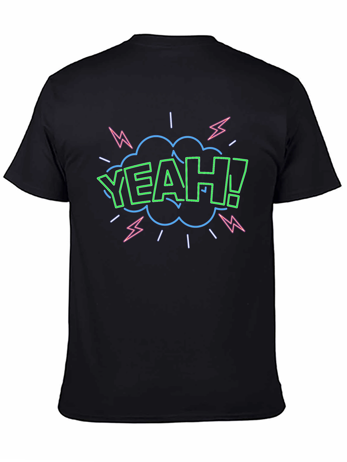 Yeah! Graphic Print Black T-Shirt