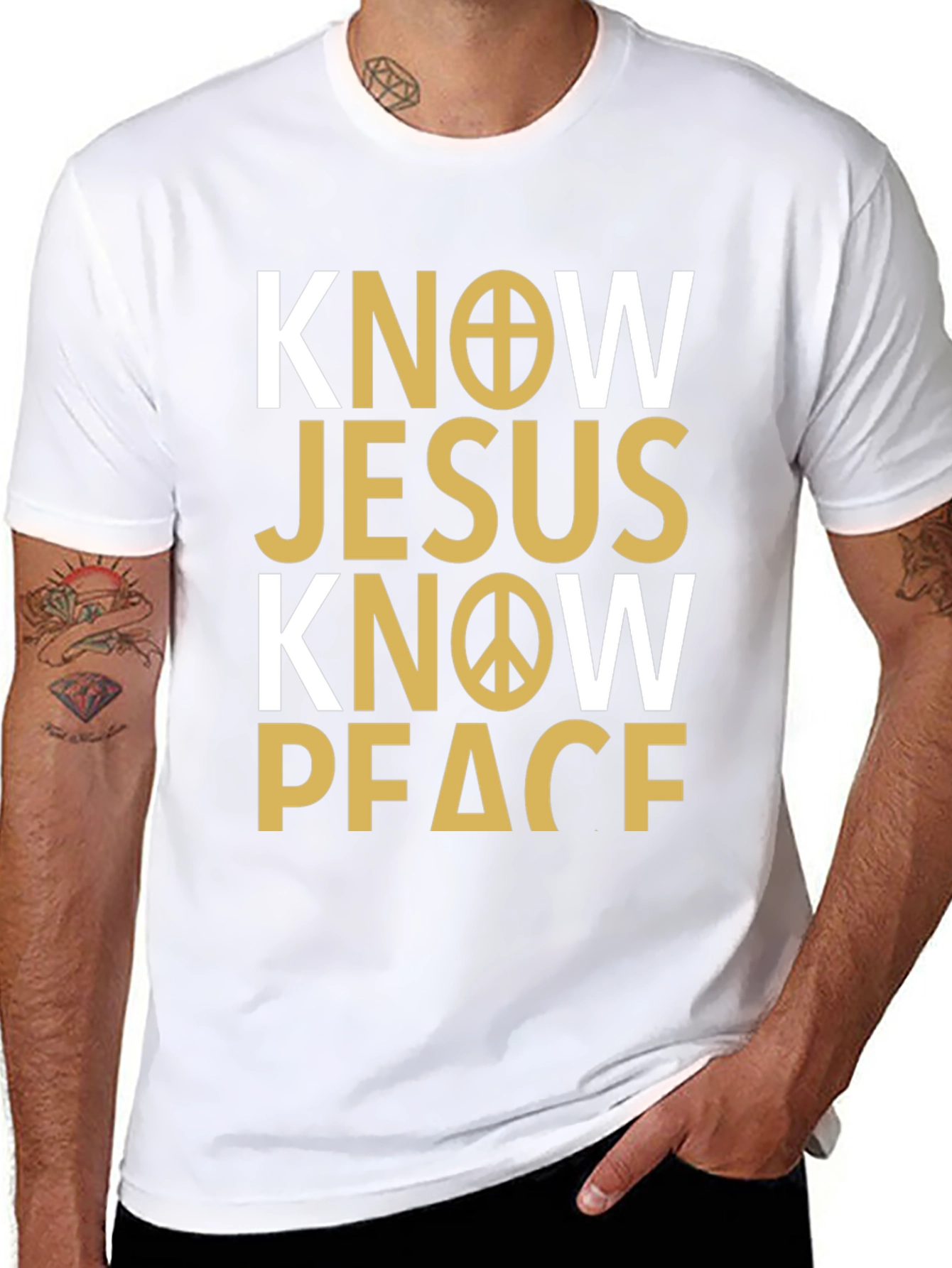 Know Jesus Know Peace Graphic T-Shirt