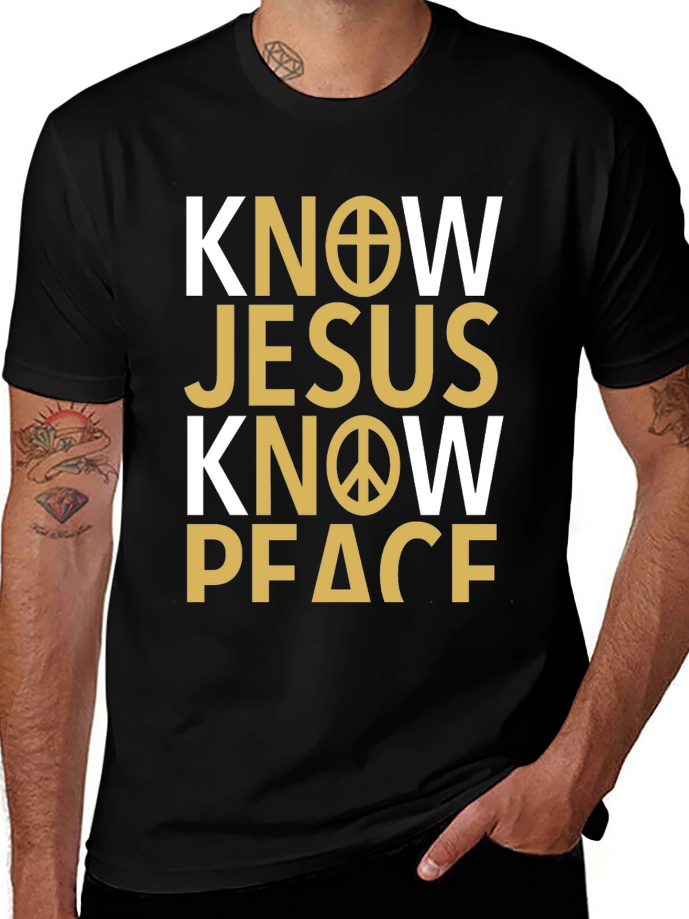 Know Jesus Know Peace Graphic T-Shirt