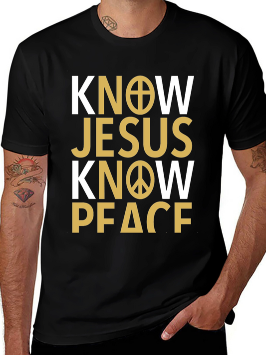 Know Jesus Know Peace Graphic T-Shirt