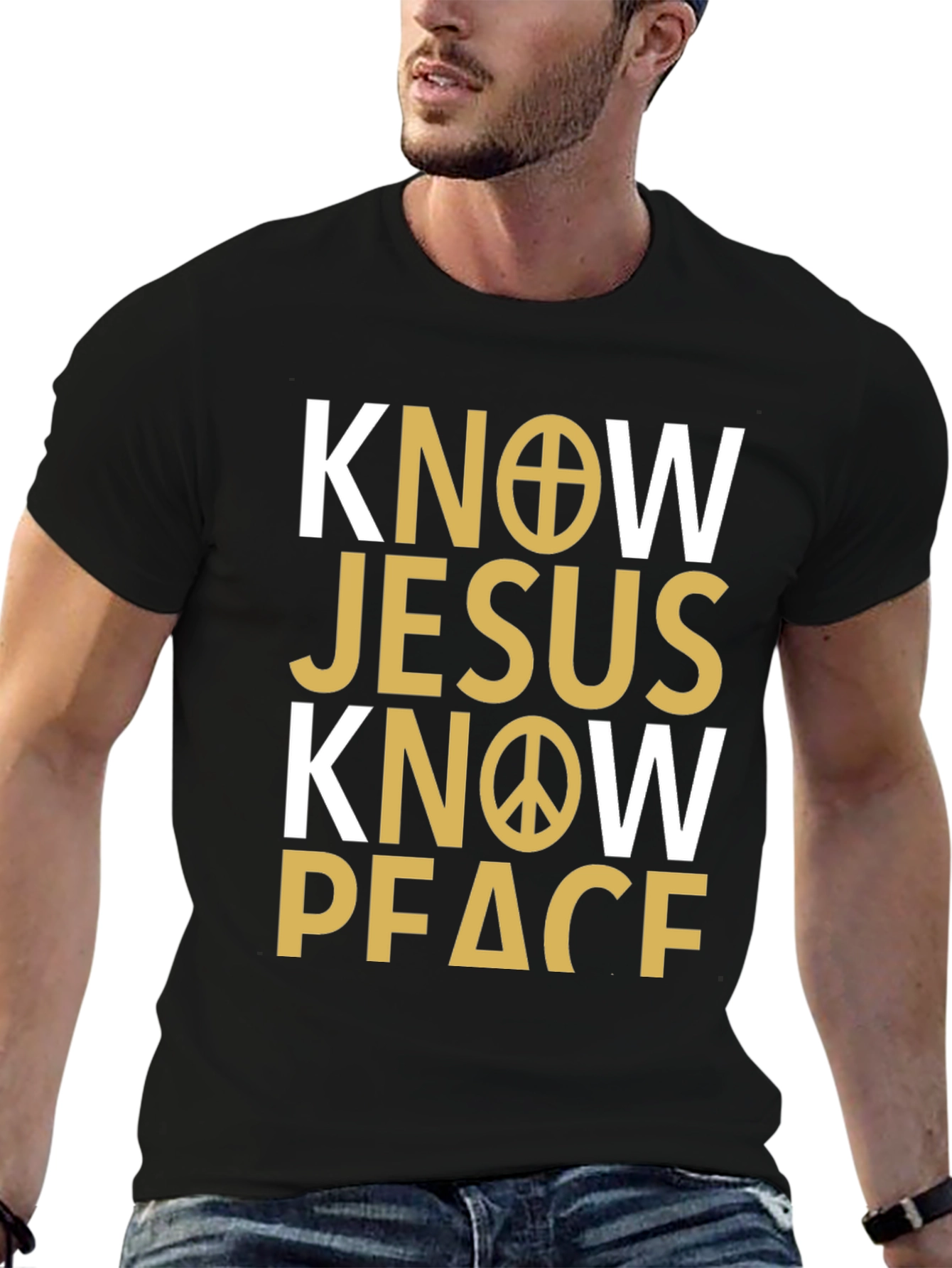 Know Jesus Know Peace Graphic T-Shirt