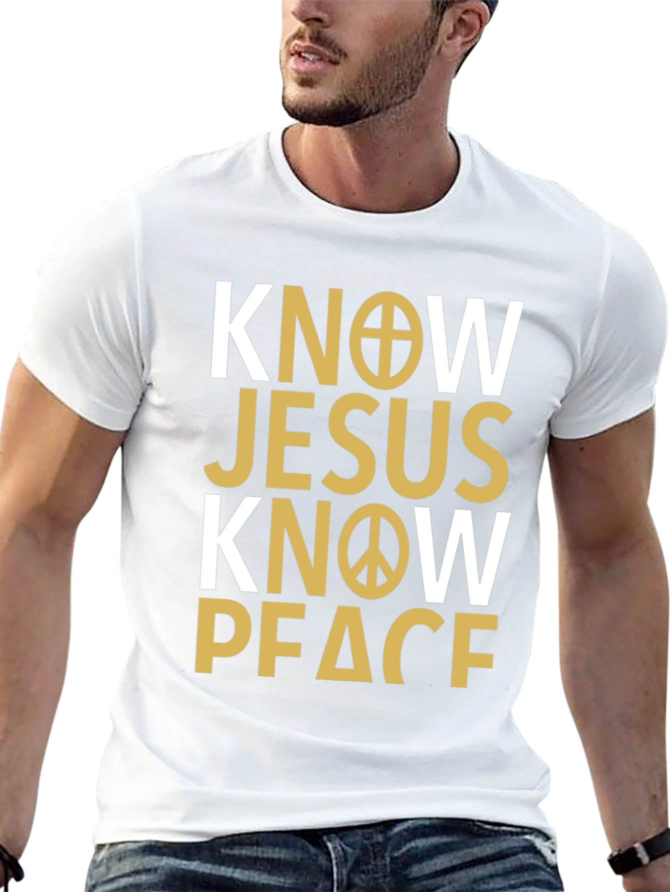 Know Jesus Know Peace Graphic T-Shirt
