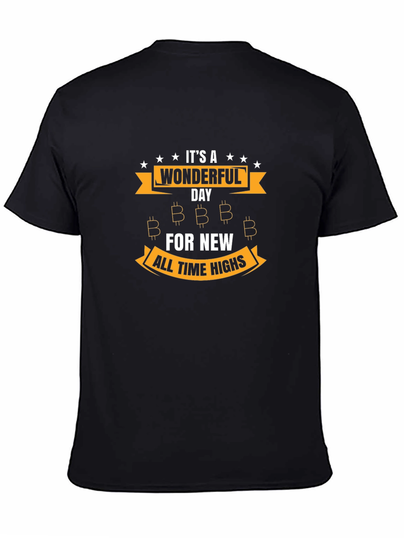 Bitcoin All Time Highs Black Graphic T-Shirt