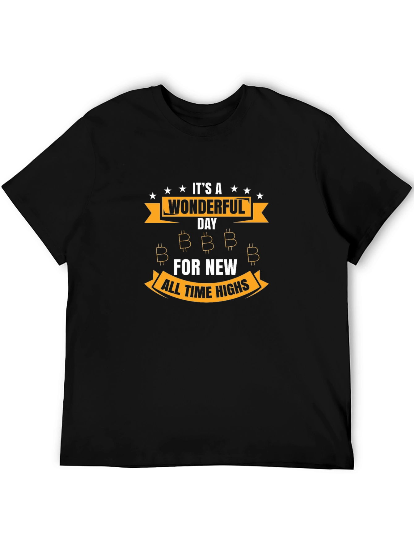 Bitcoin All Time Highs Black Graphic T-Shirt
