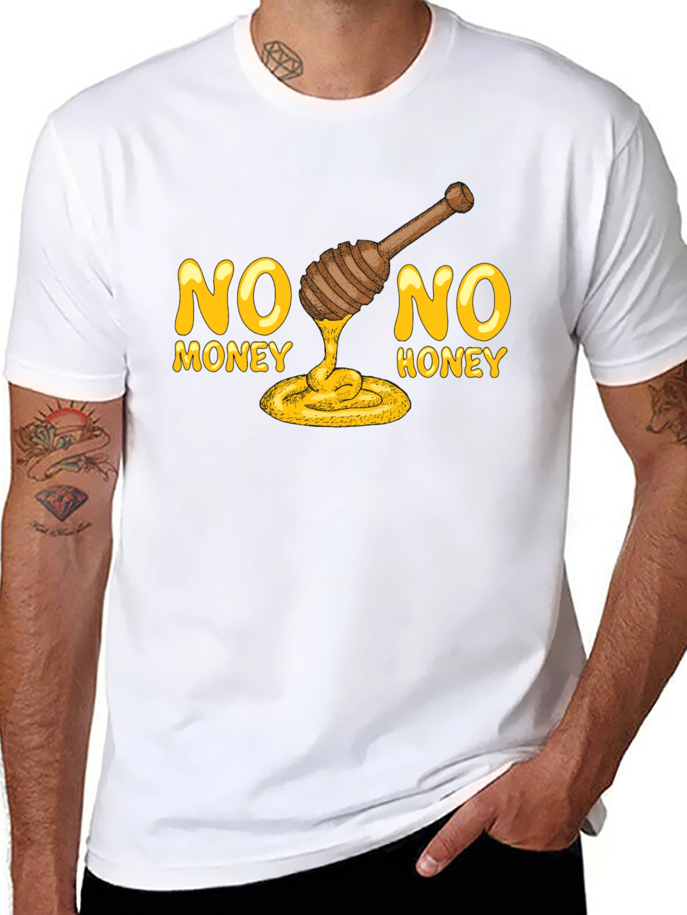 No Money No Honey Graphic T-Shirt