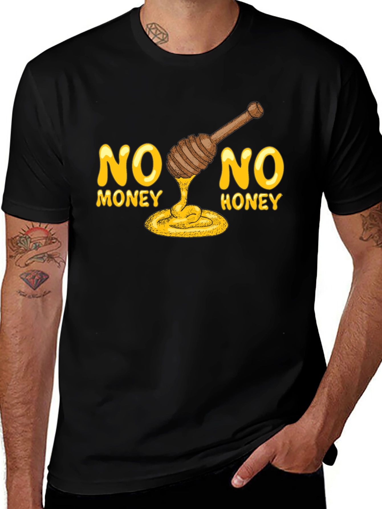 No Money No Honey Graphic T-Shirt
