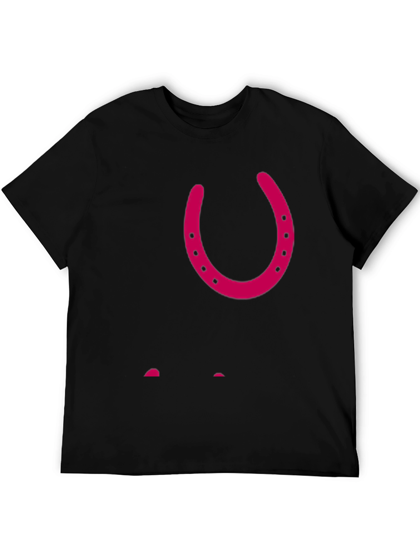 Lucky Horseshoe Graphic Tee - Black