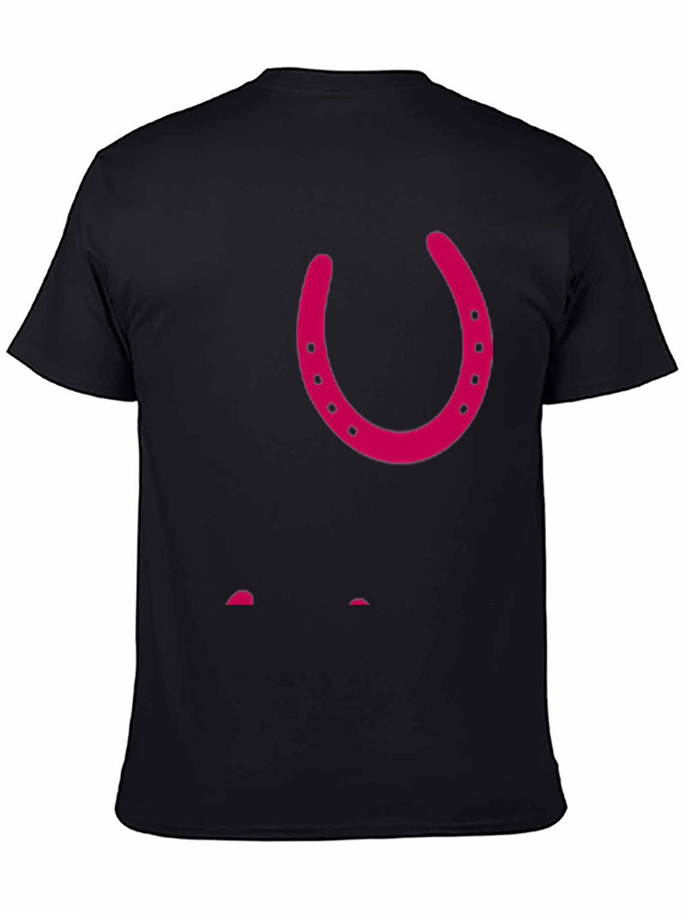 Lucky Horseshoe Graphic Tee - Black