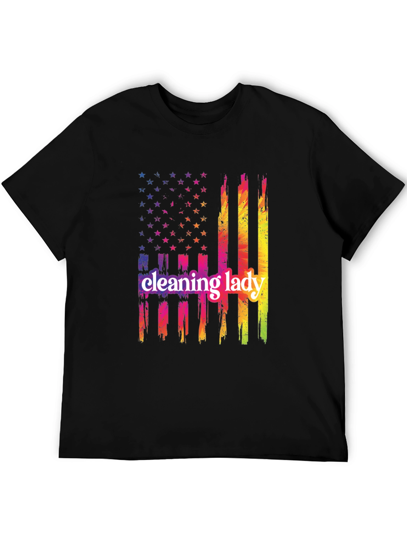 Cleaning Lady Patriotic T-Shirt