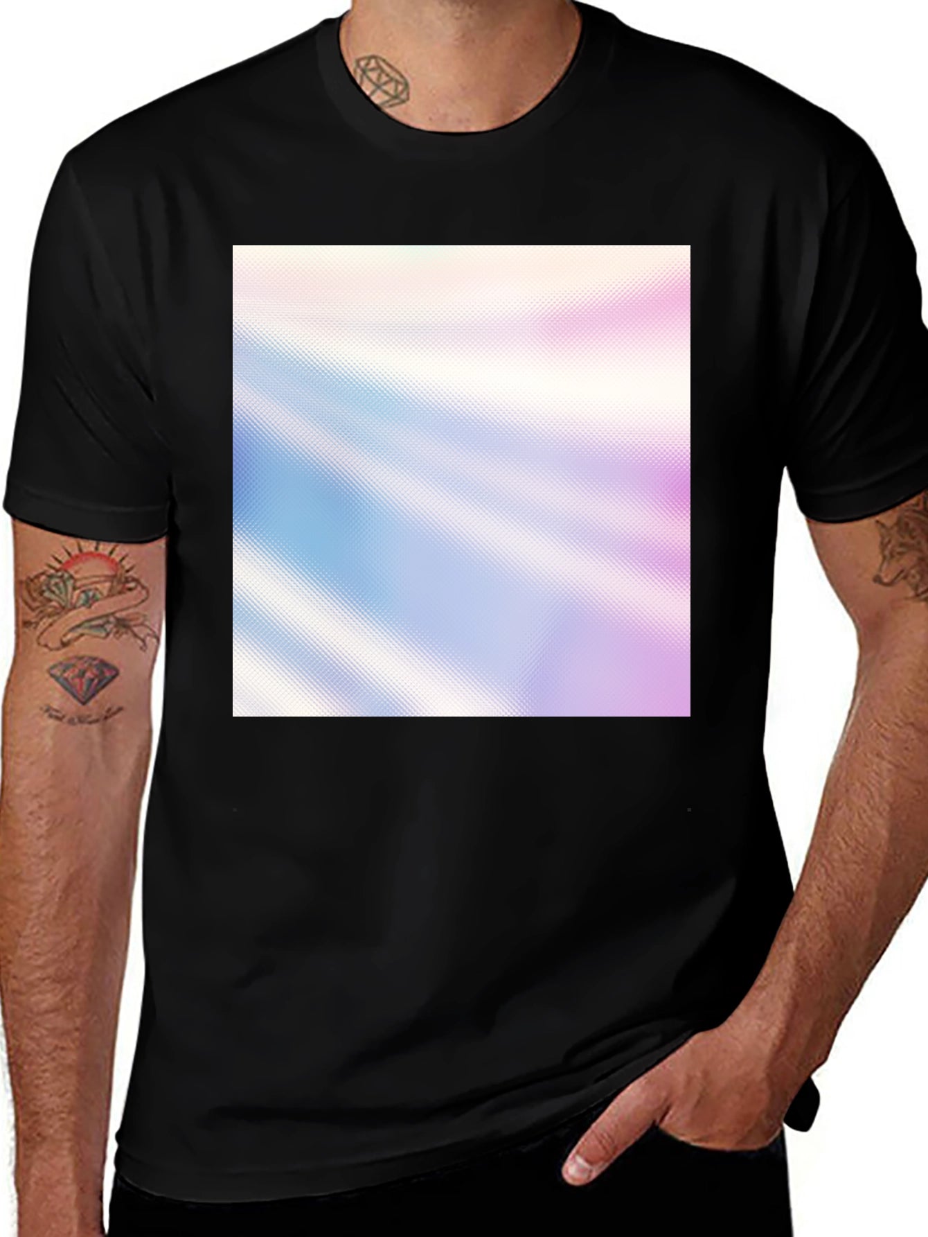 Abstract Prism T-Shirt - Soft Texture