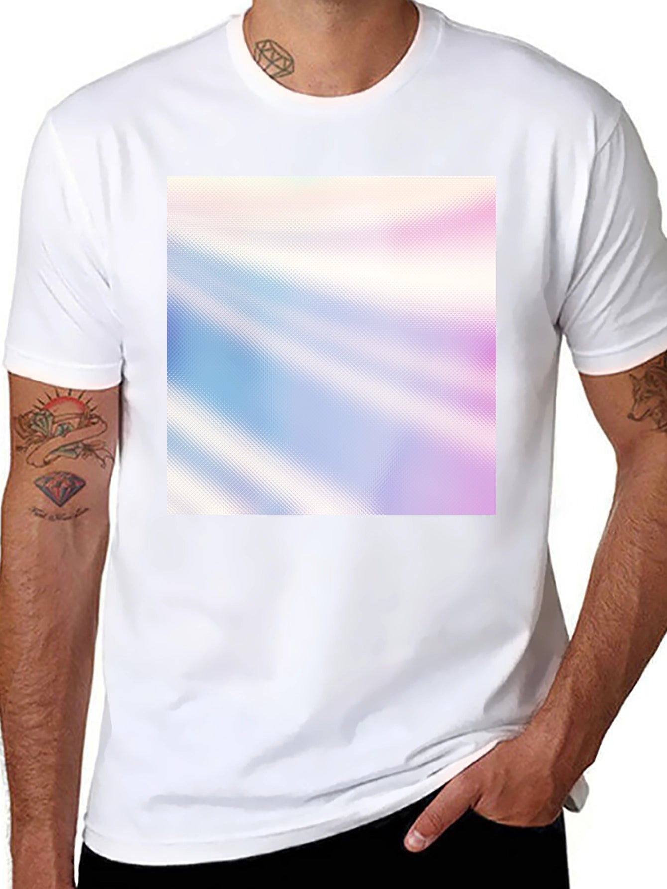 Abstract Prism T-Shirt - Soft Texture