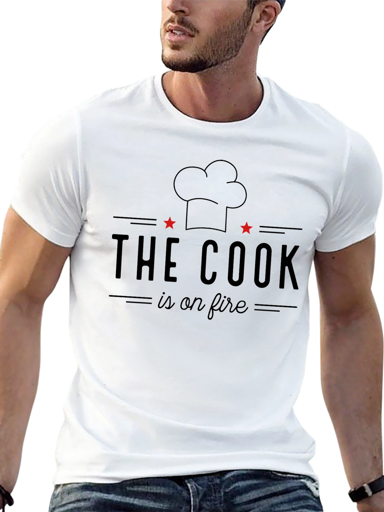 The Cook is on Fire Graphic Tee