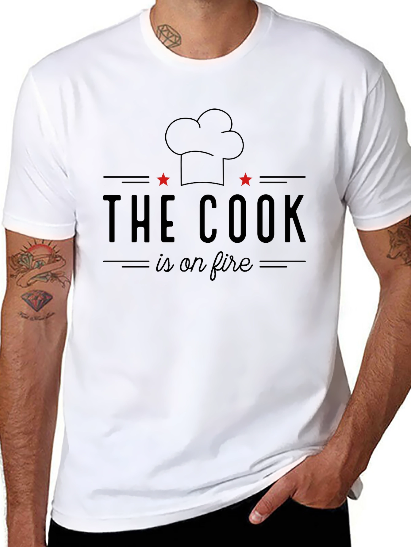The Cook is on Fire Graphic Tee