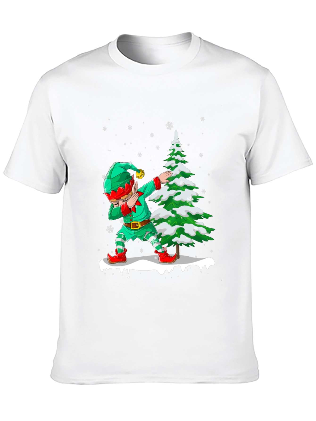 Dabbing Elf Christmas T-Shirt