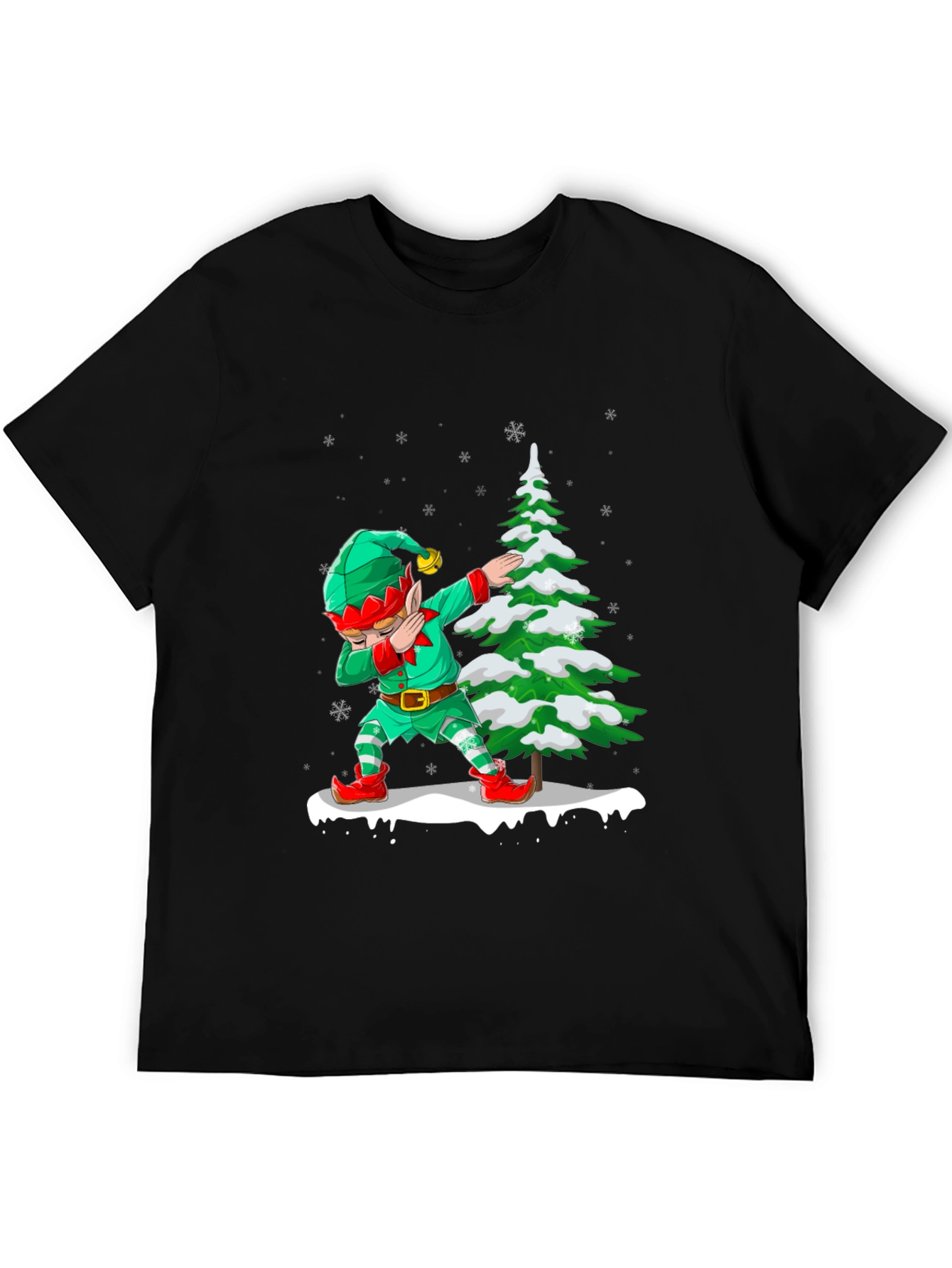 Dabbing Elf Christmas T-Shirt