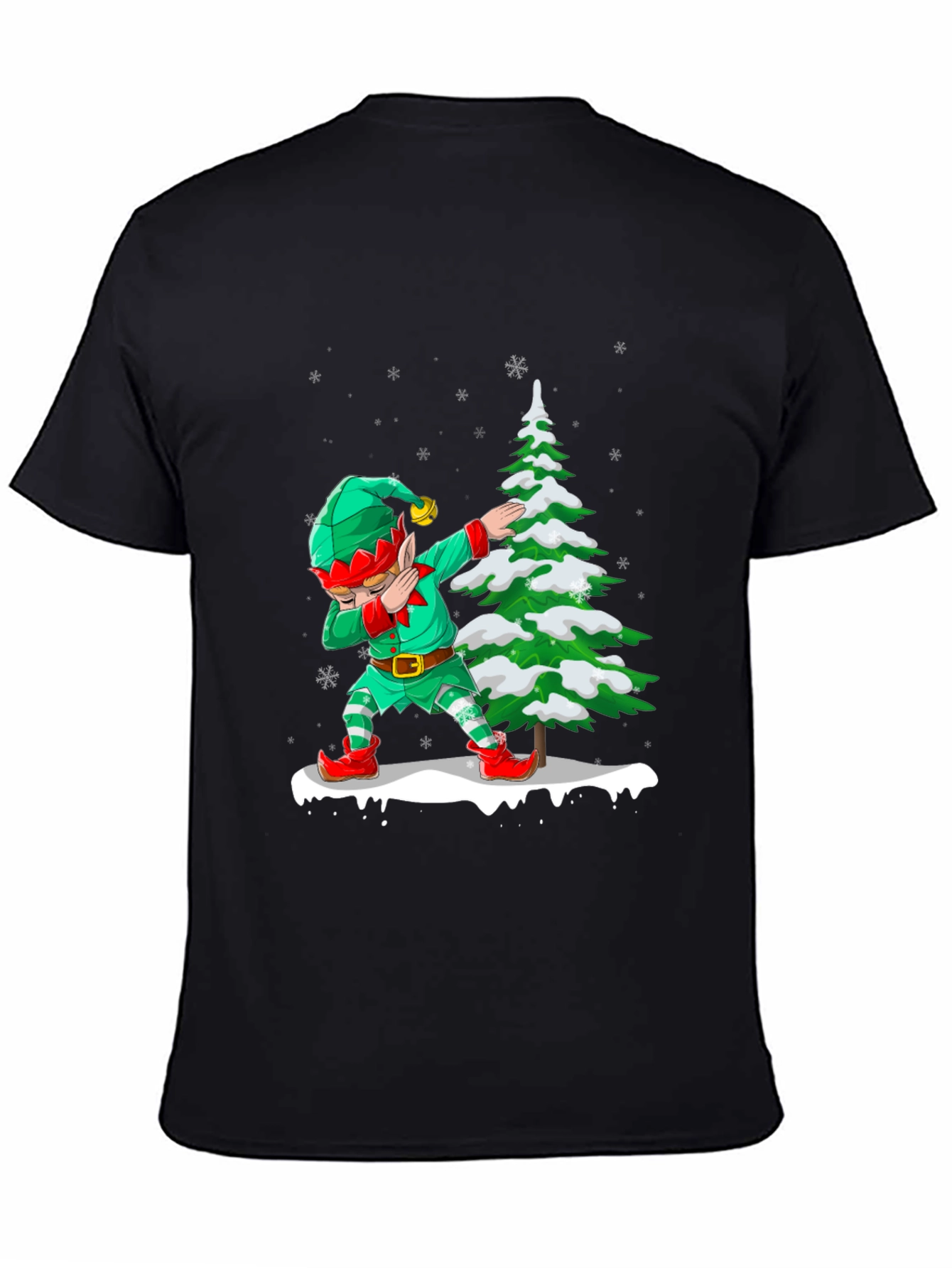 Dabbing Elf Christmas T-Shirt
