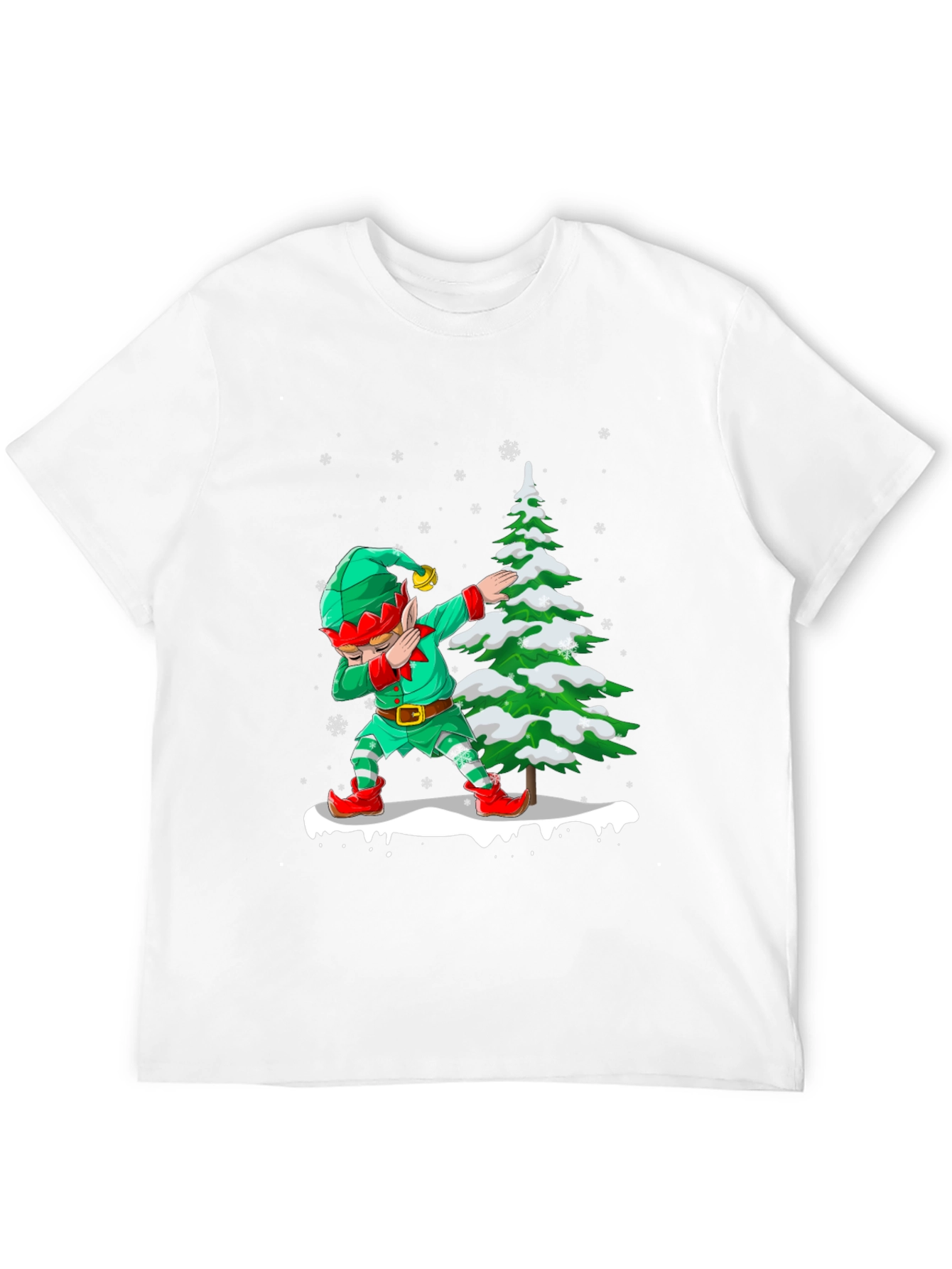Dabbing Elf Christmas T-Shirt