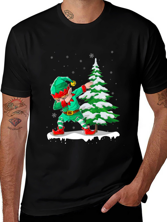 Dabbing Elf Christmas T-Shirt