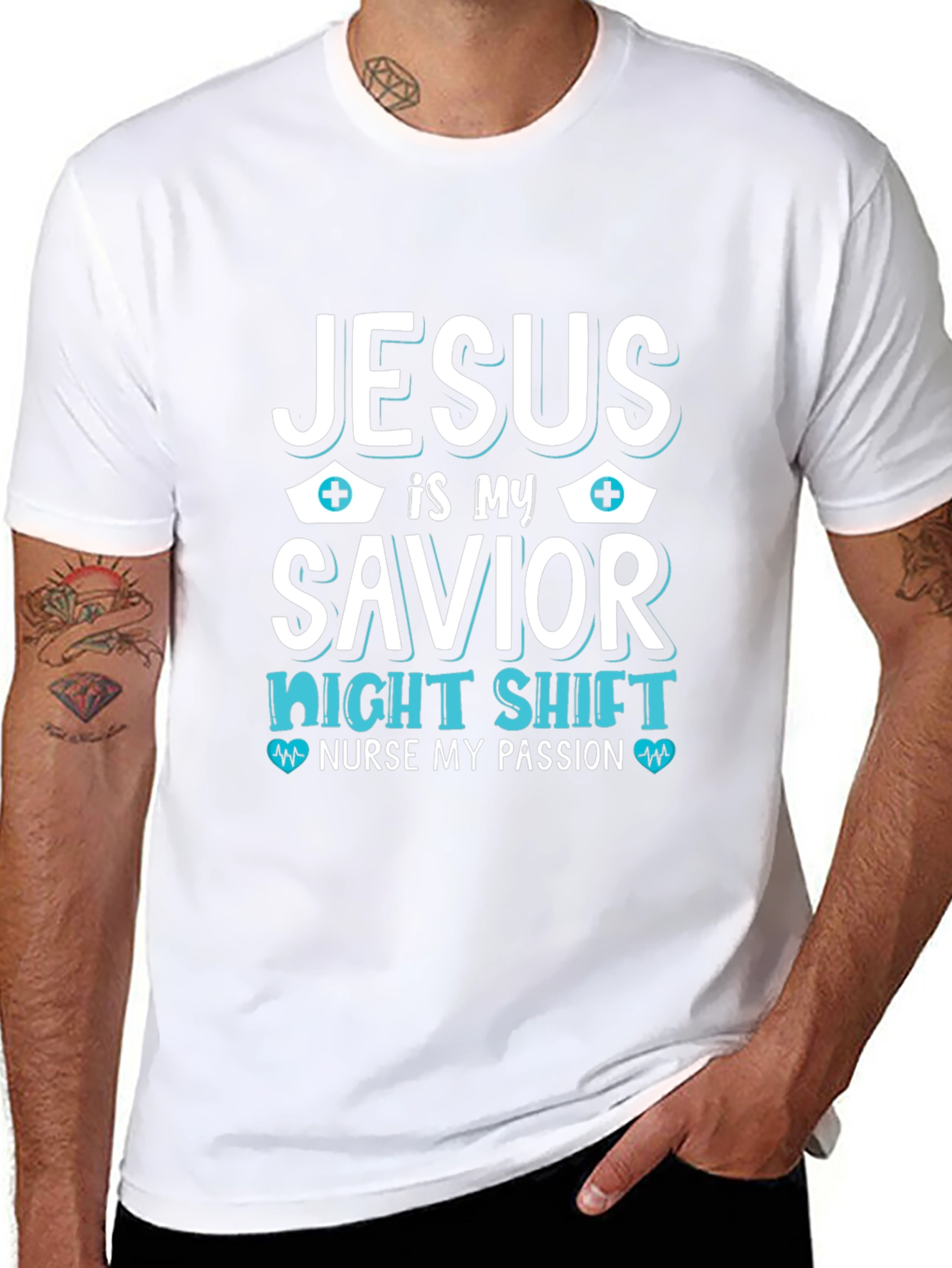 Jesus is My Savior Nurse T-Shirt