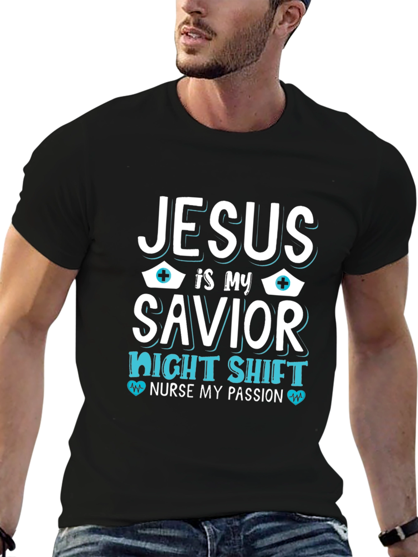 Jesus is My Savior Nurse T-Shirt