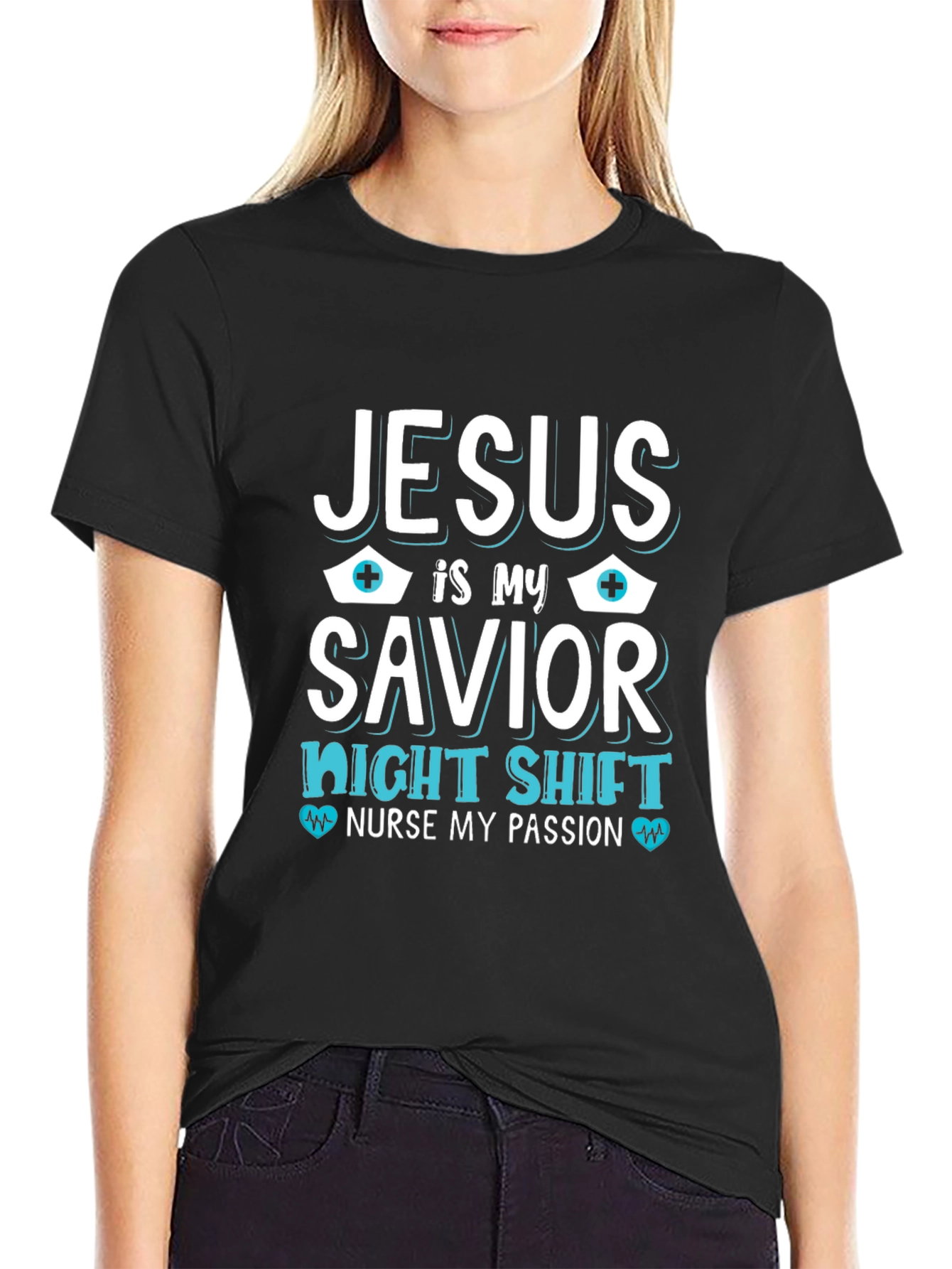 Jesus is My Savior Nurse T-Shirt