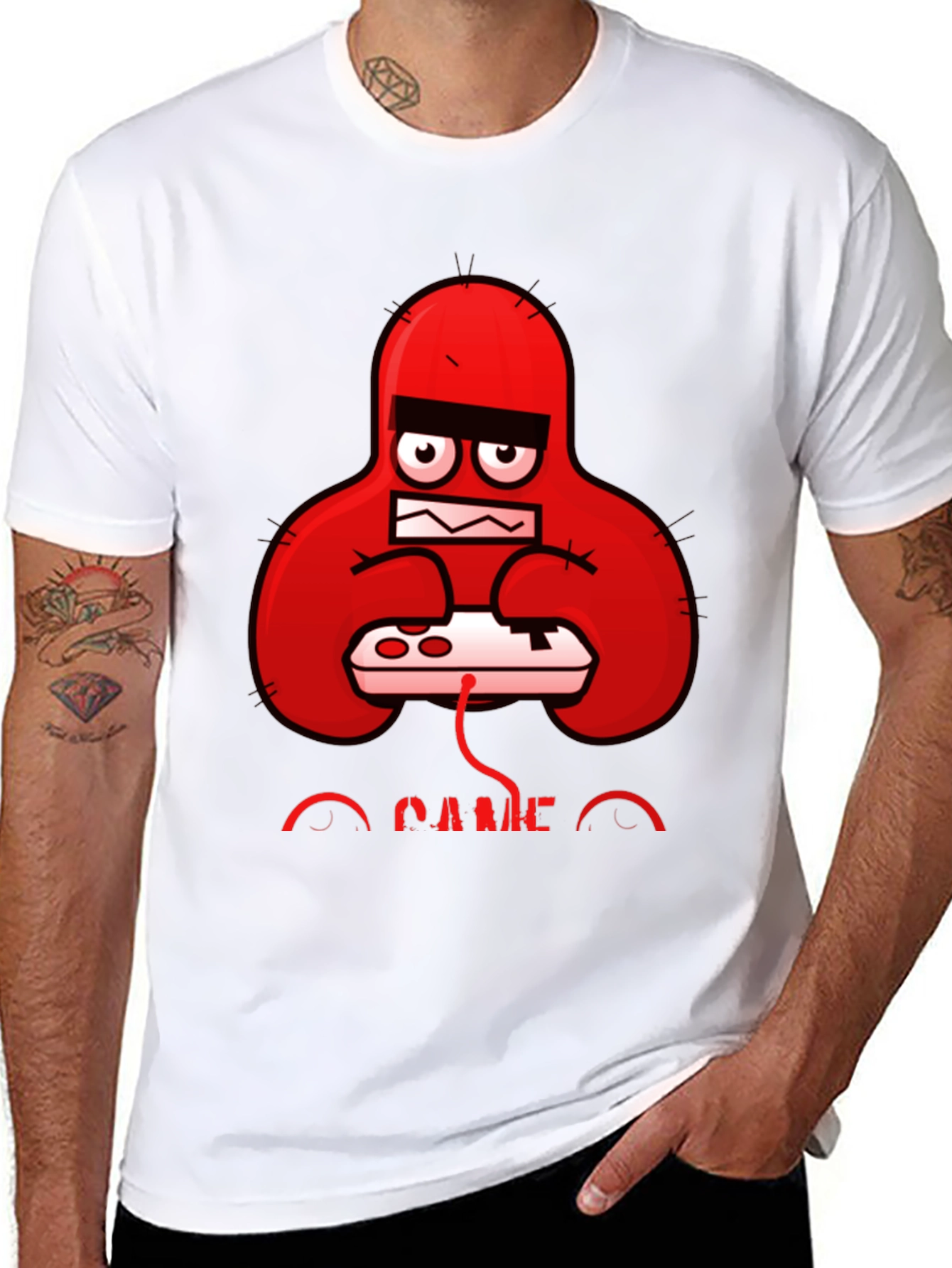 Gamer T-Shirt - Red Game Character