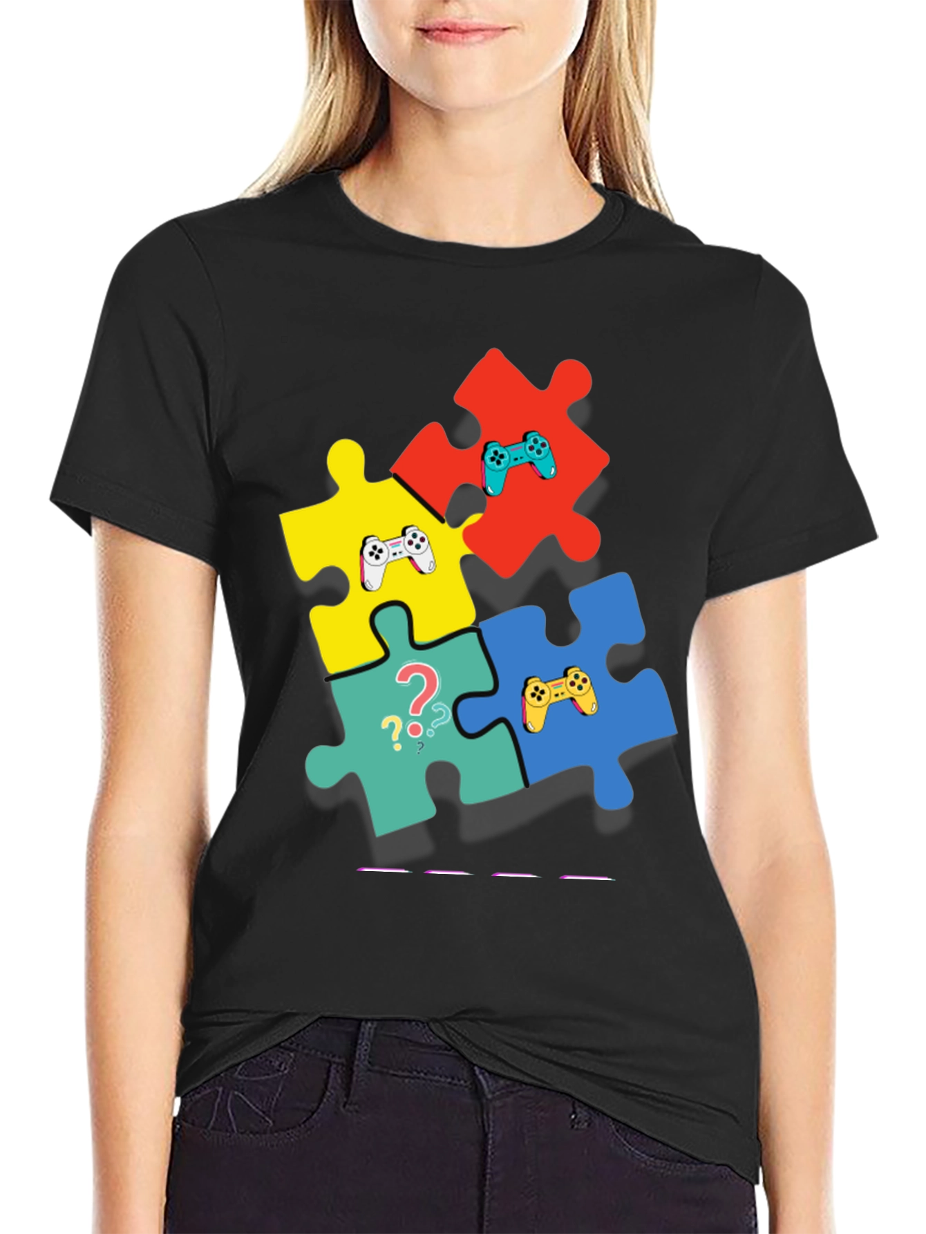 Puzzle Piece Gamer T-Shirt
