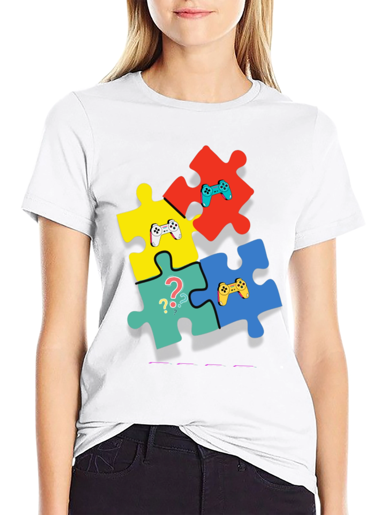 Puzzle Piece Gamer T-Shirt