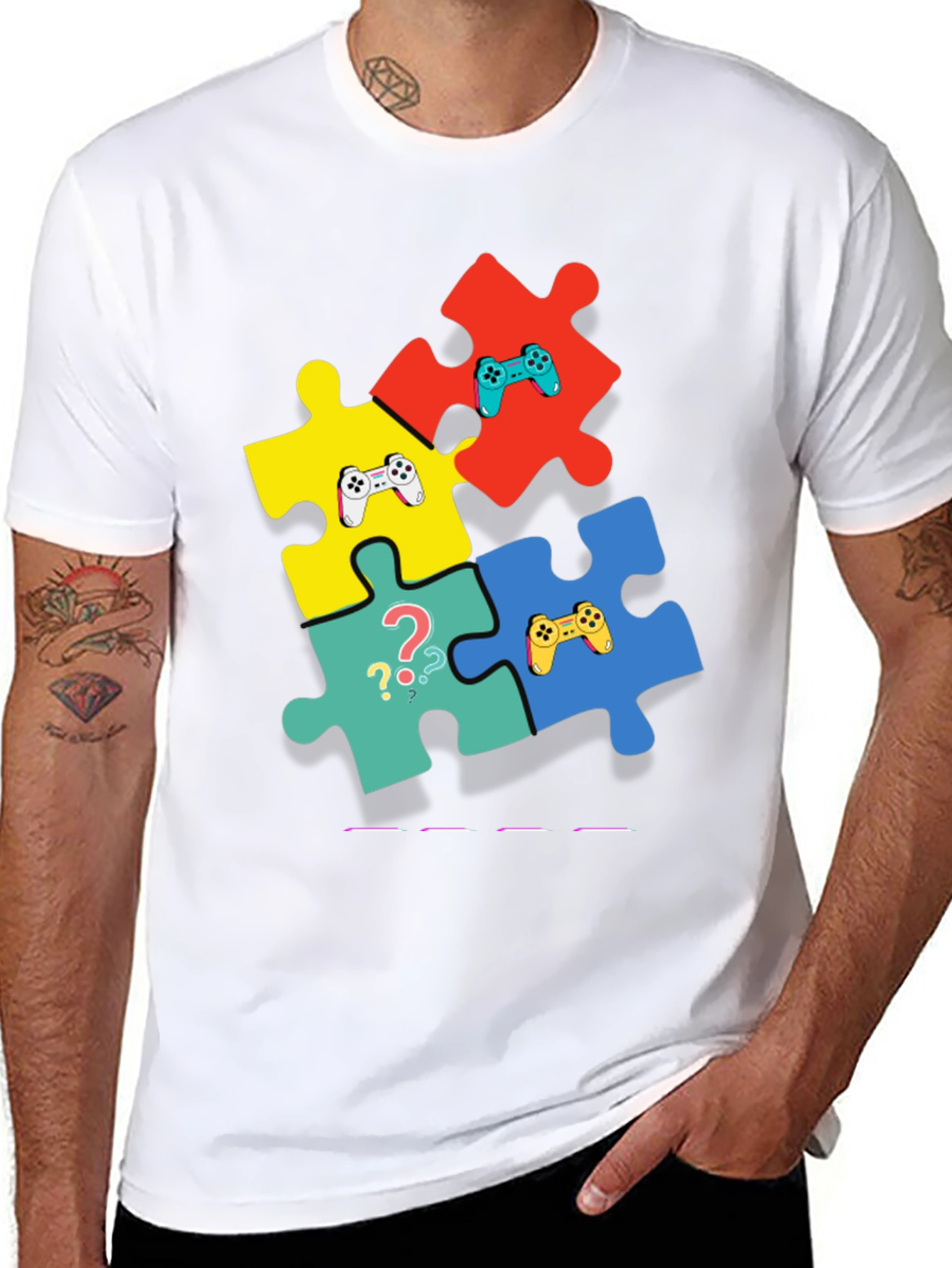 Puzzle Piece Gamer T-Shirt