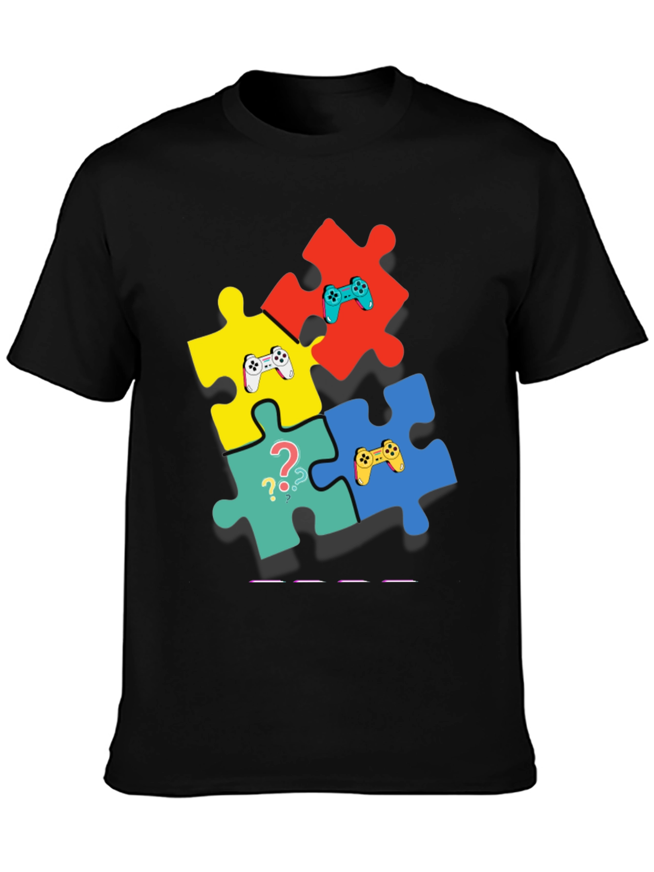 Puzzle Piece Gamer T-Shirt