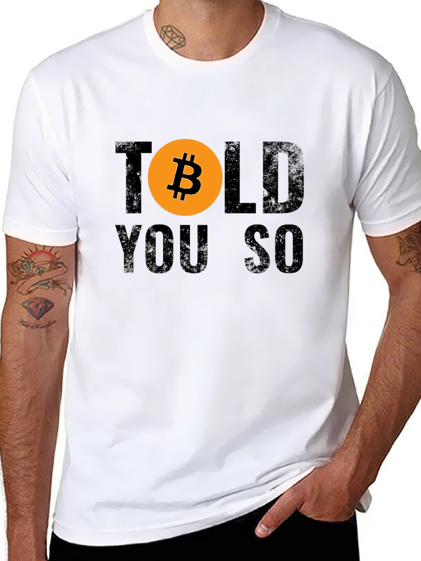 Bitcoin Told You So Graphic Tee - Crypto T-Shirt