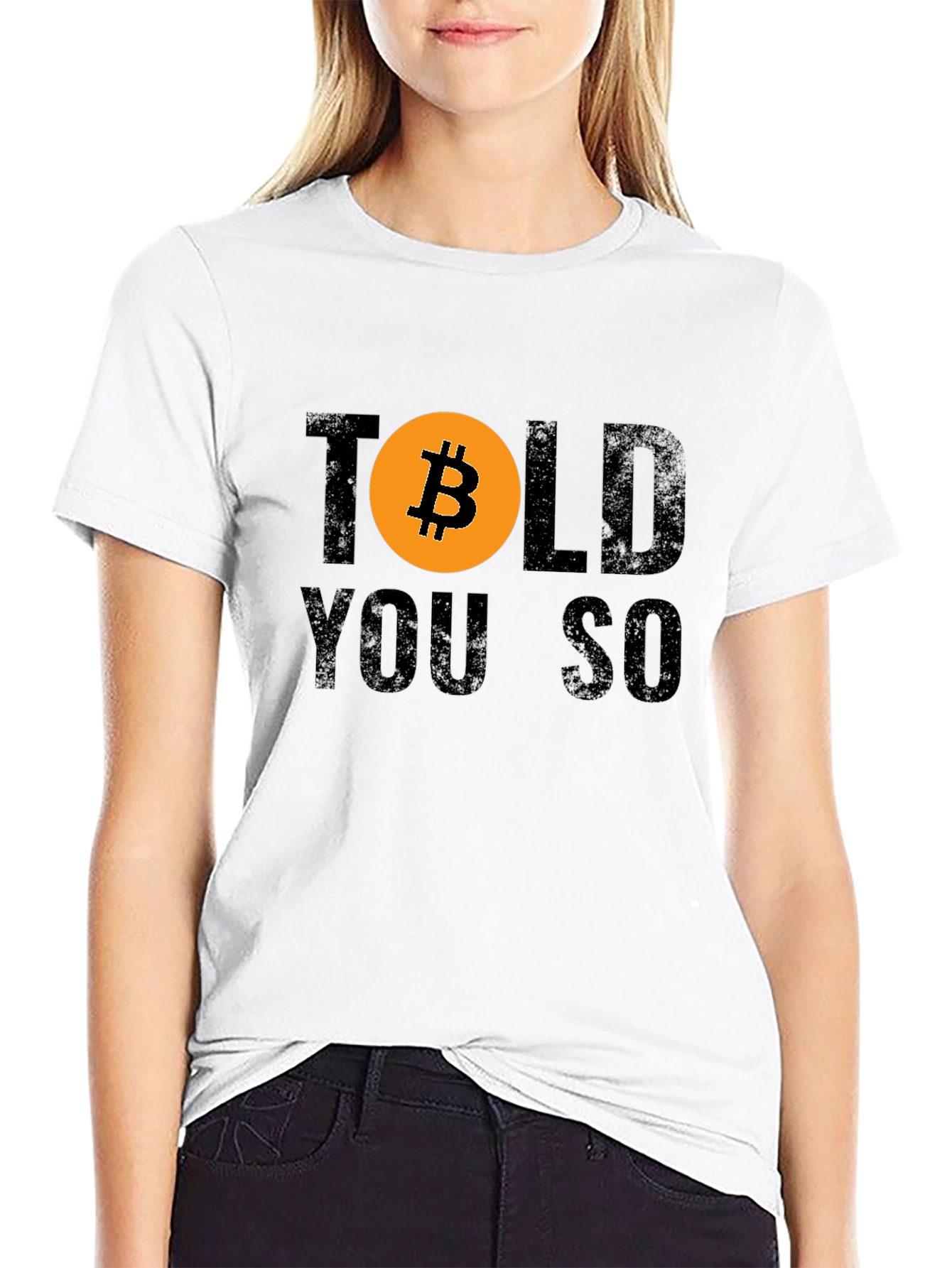 Bitcoin Told You So Graphic Tee - Crypto T-Shirt