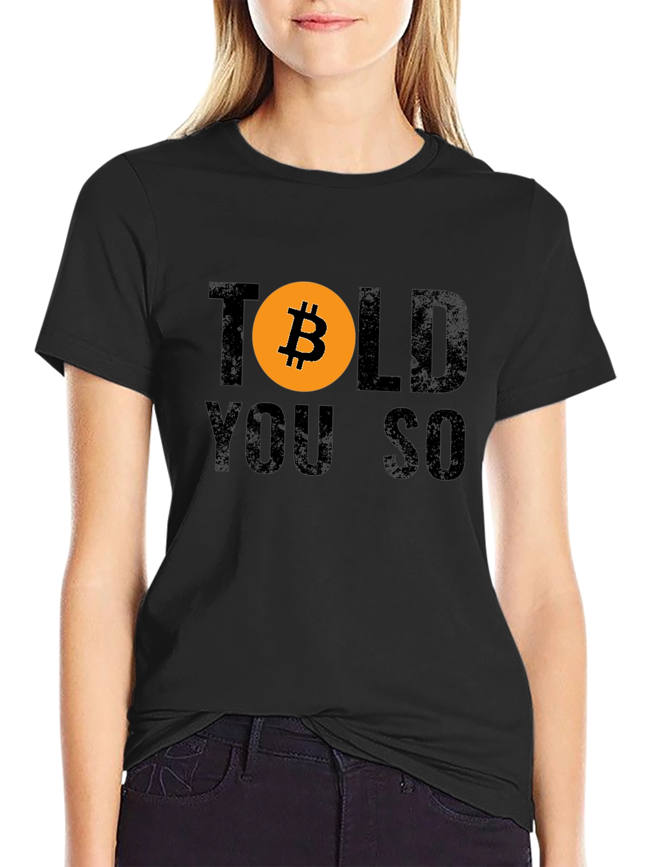 Bitcoin Told You So Graphic Tee - Crypto T-Shirt