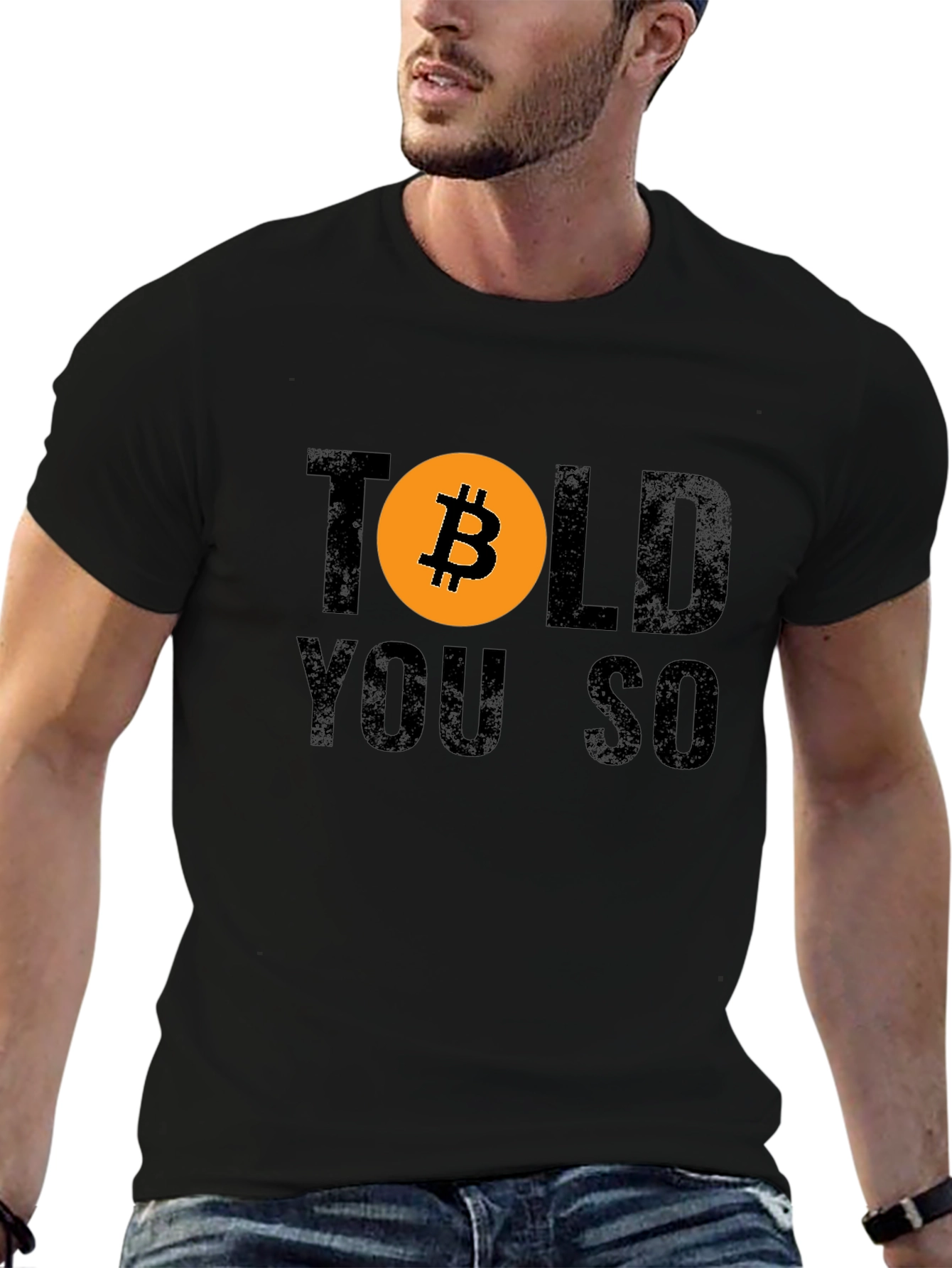 Bitcoin Told You So Graphic Tee - Crypto T-Shirt