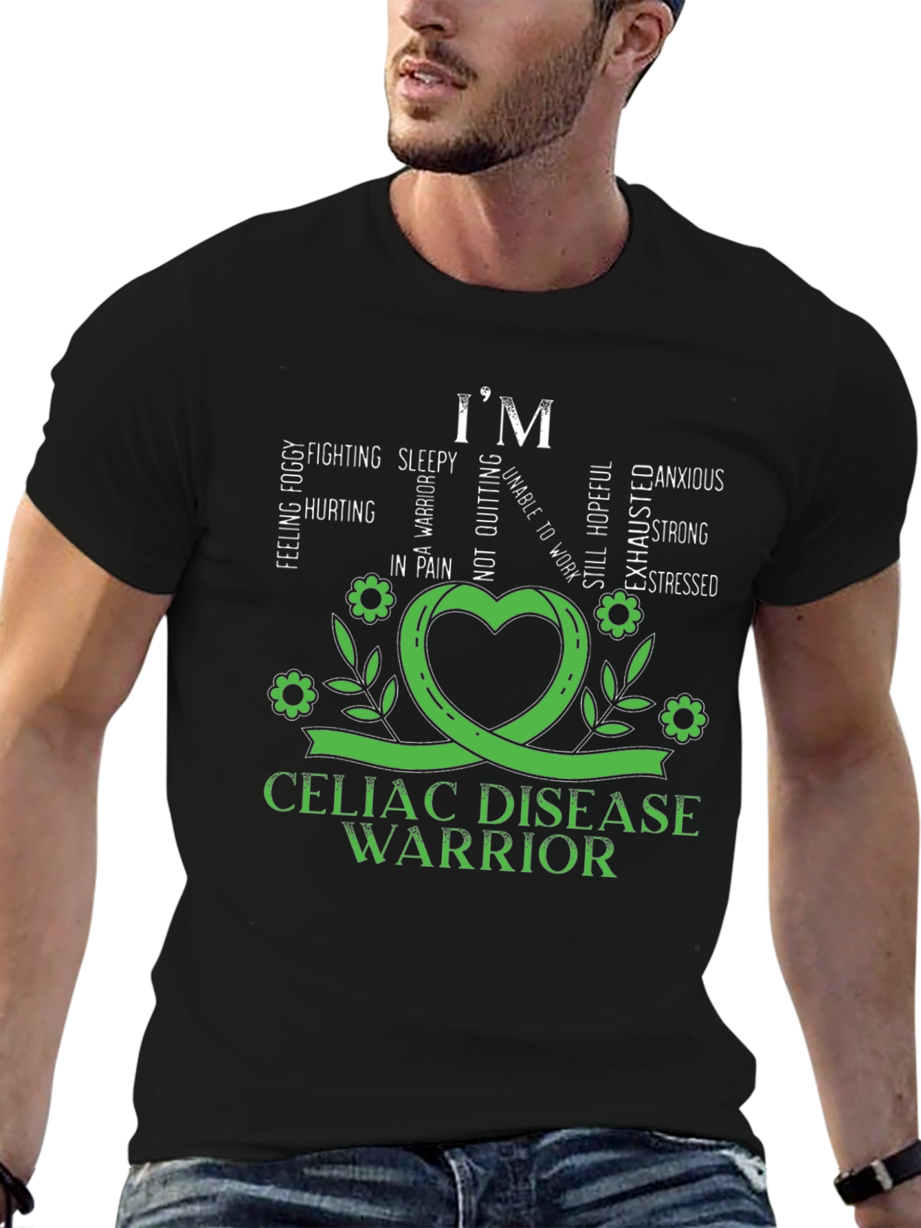 Celiac Disease Warrior Graphic T-Shirt