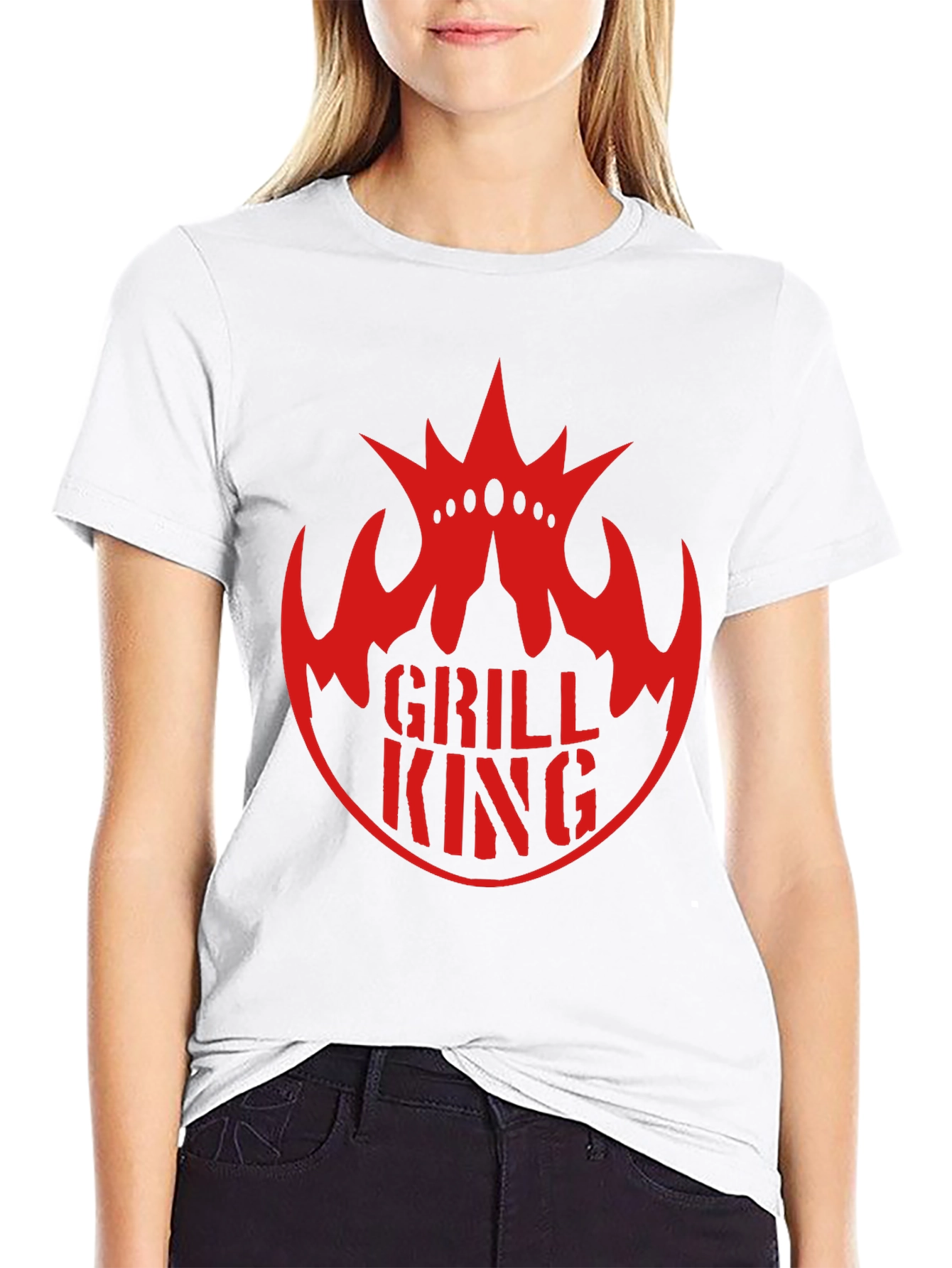 Grill King Black T-Shirt - BBQ Master Apparel