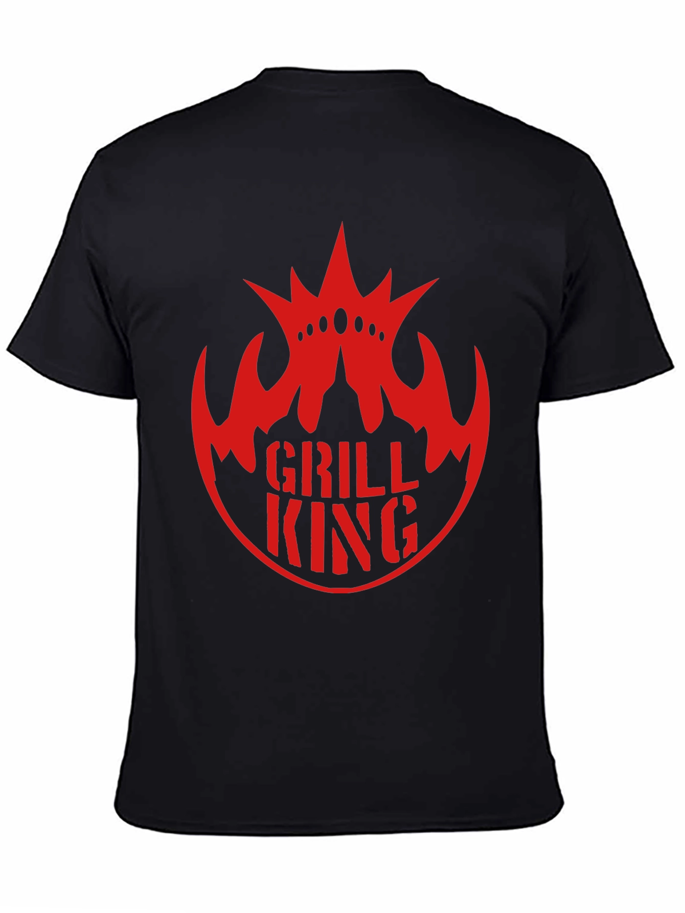 Grill King Black T-Shirt - BBQ Master Apparel