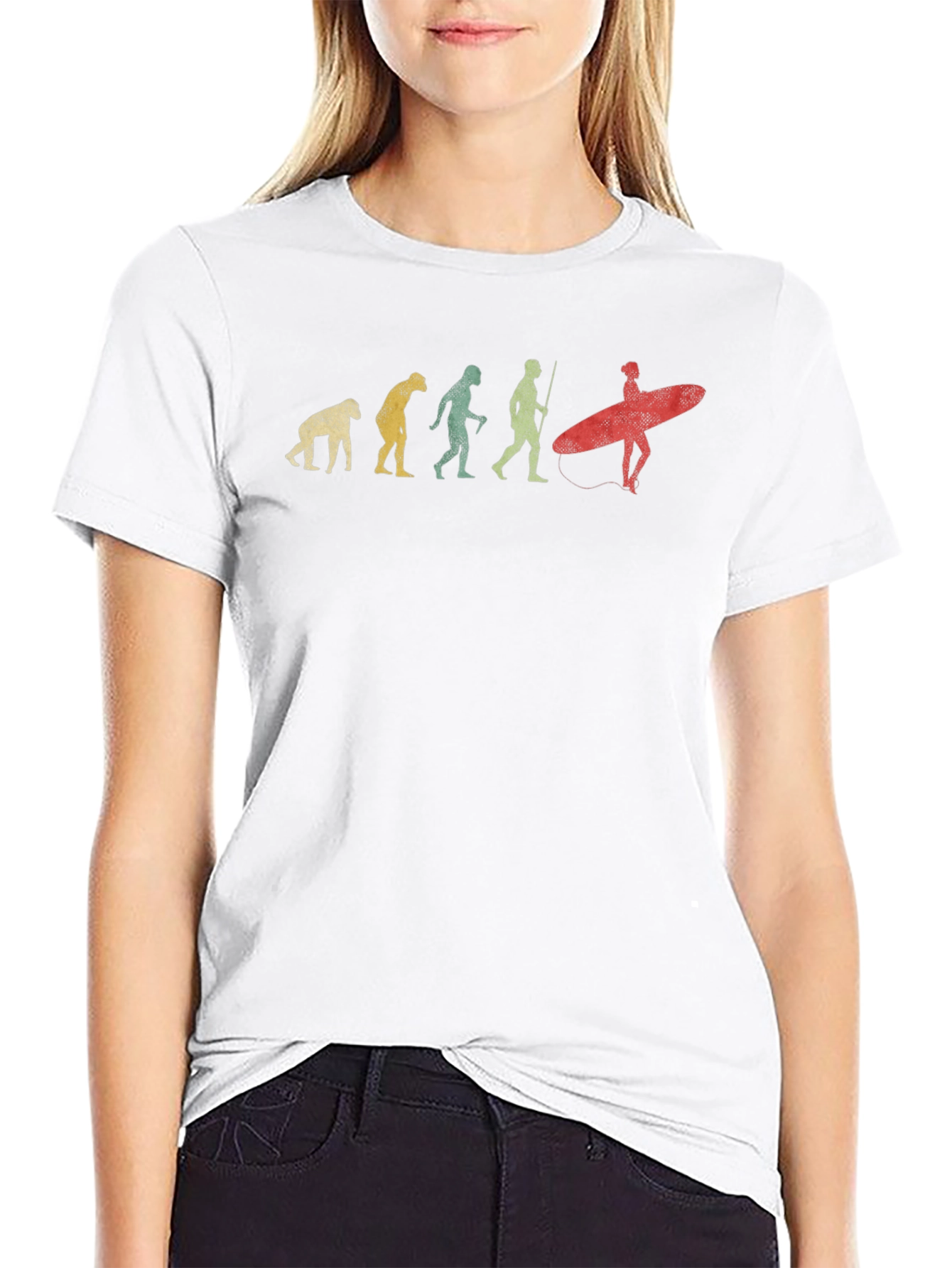 Evolution of Surfing T-Shirt Funny Surfer Gift