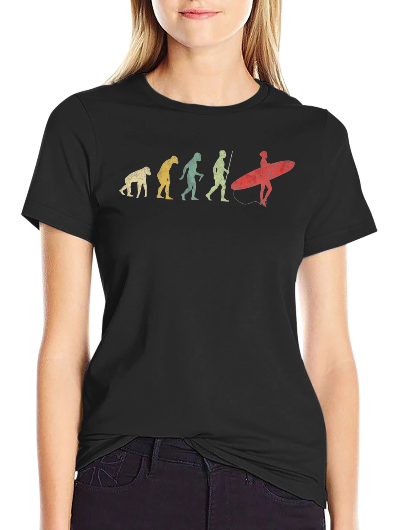 Evolution of Surfing T-Shirt Funny Surfer Gift