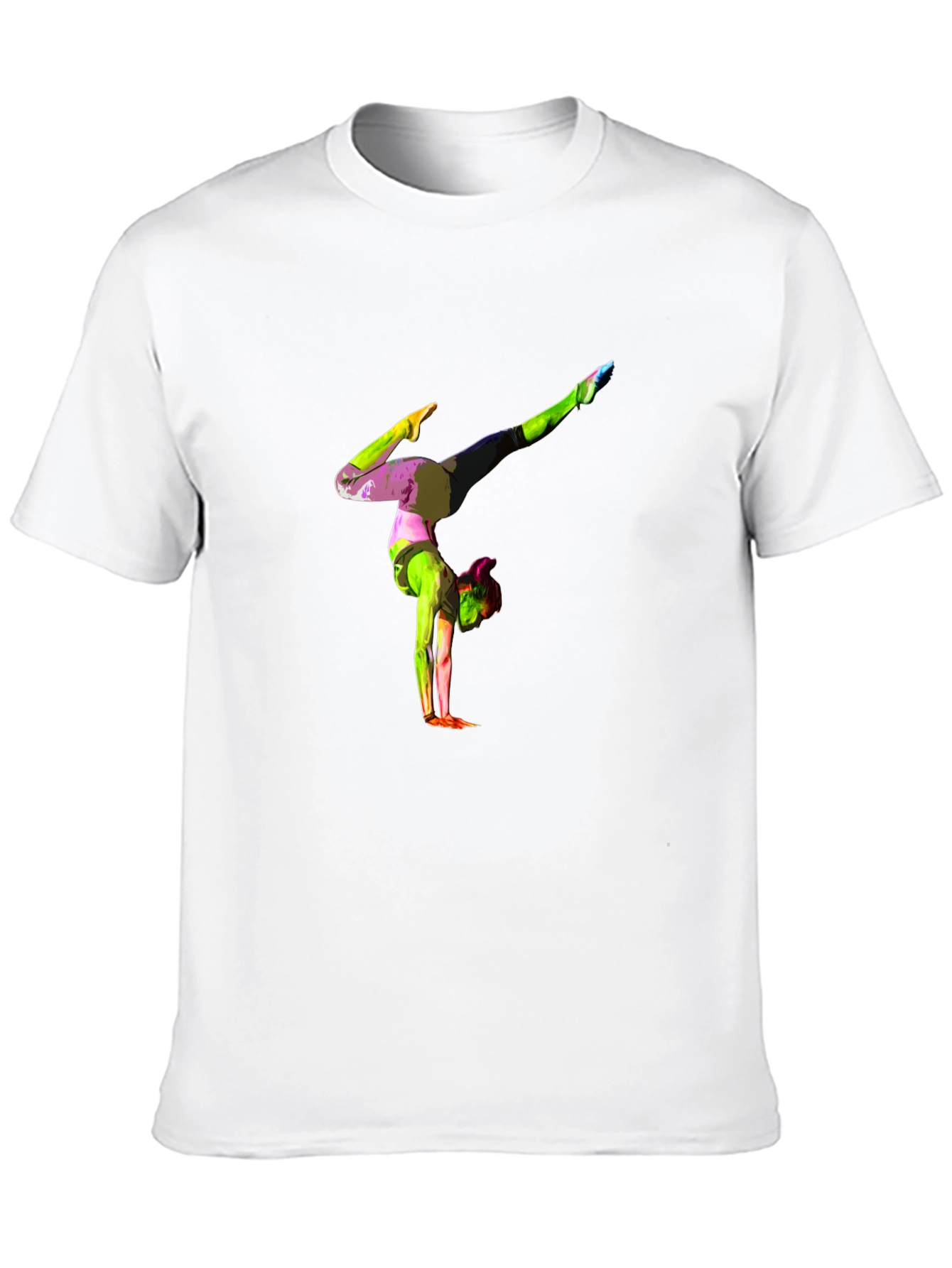 Gymnast Graphic Black T-Shirt