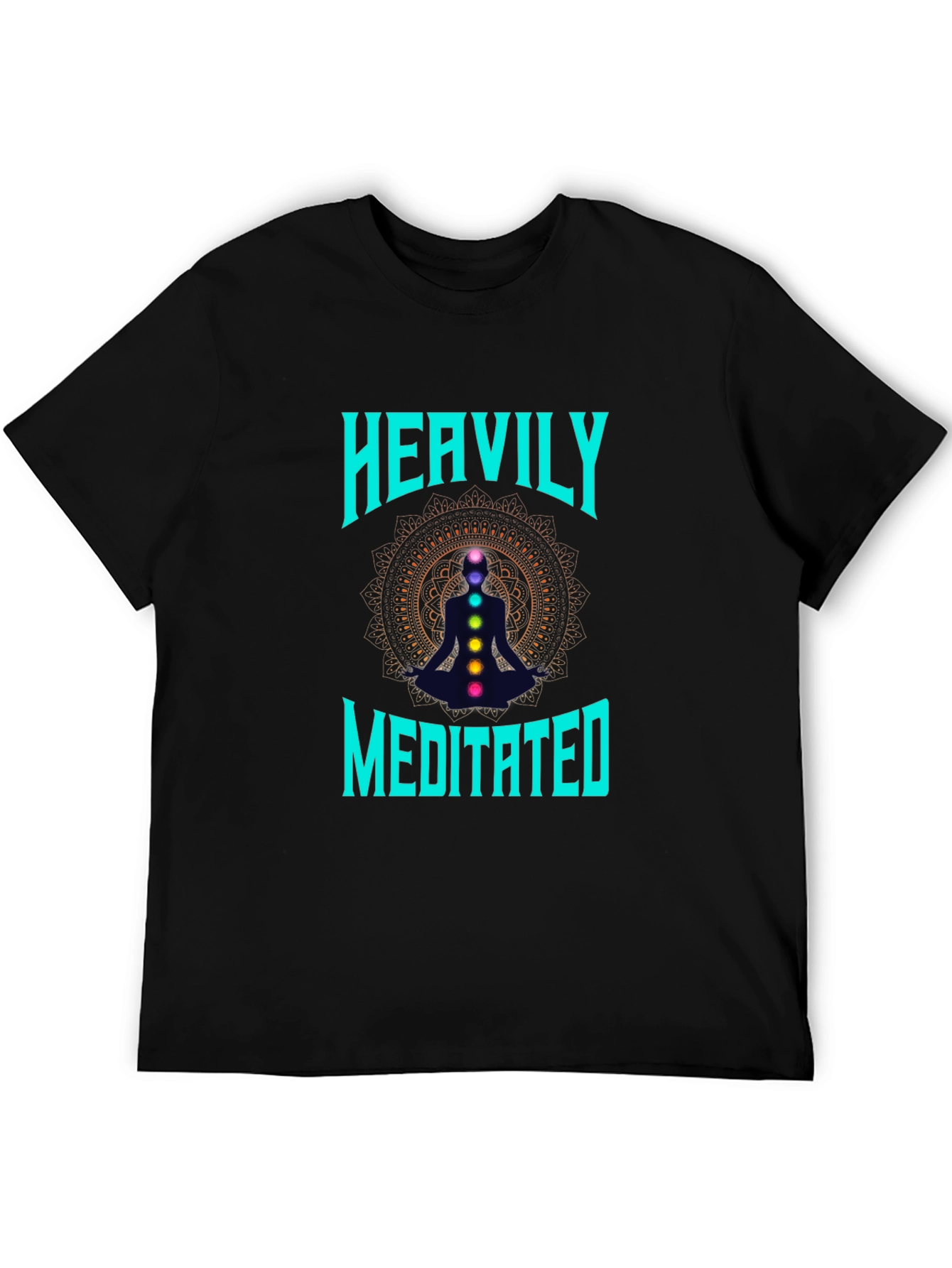 Heavily Meditated Chakra Graphic T-Shirt